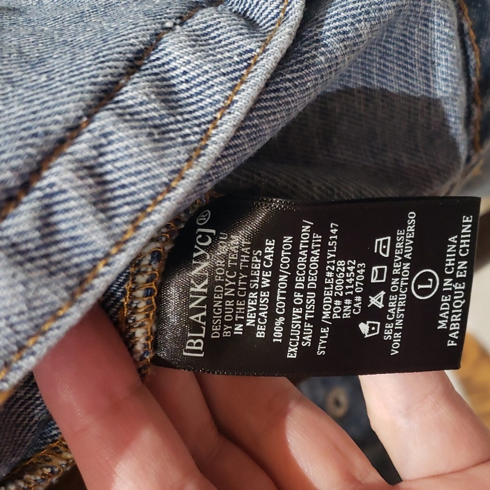 Nwt Large Blanknyc jeans jacket - Picture 14 of 15